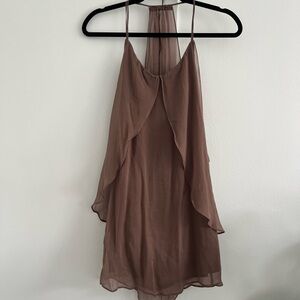 Chic Brown Dress